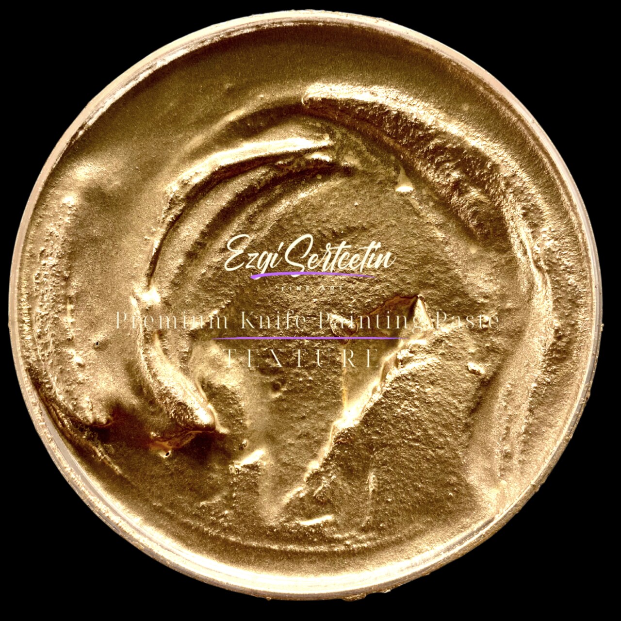 Premium Palette Knife Painting Paste|Modeling Paste|Texture Paste|Authentic Bright Colors|Ready to Use|Easy to Apply| 6oz by Volume|Ezgi Sertcetin